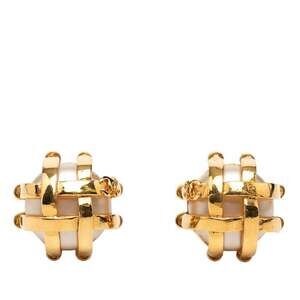 Chanel Cc Logo Clip-On Earrings Metal #247019C61B